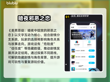 🎮美男恶徒暗夜绽放！邪恶之恋上线时间曝光💥截图2