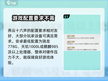 燕云十六声配置要求分享💥玩家必看！🎮截图2