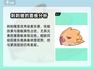 出发吧麦芬刺刺猪🔥强度分析：轻松上分的秘密武器！截图2