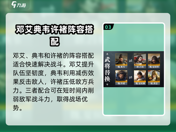 三国谋定天下🔥邓艾配将最强攻略🎉截图4