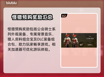 怪物猎人崛起🔥预购奖励大曝光！🎁截图3