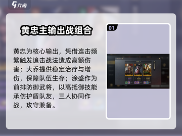 🔥三国谋定天下黄忠神阵容💥截图2