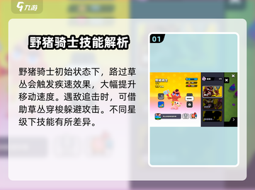 爆裂小队🔥野猪骑士技能全解析！💡截图2