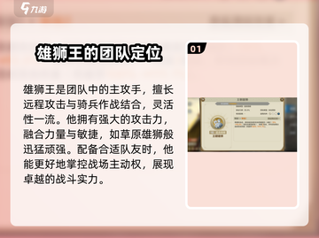 世界启元雄狮王🔥超强攻略助你称霸游戏✨截图2