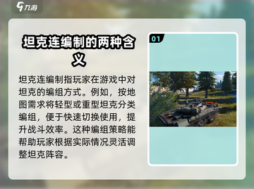 坦克连🔥玩法揭秘：编制全解密，游戏制胜攻略！截图2