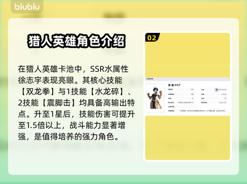 我独自升级崛起🔥猎人角色大全揭秘！截图3