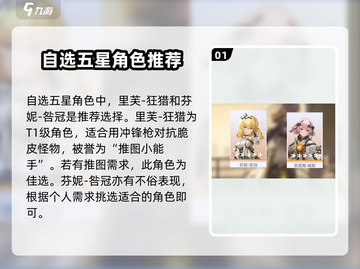 尘白禁区：自选五星角色推荐💥游戏党必看！🎮截图2