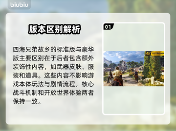 《四海兄弟故乡》标准版VS豪华版💥谁更值得买？🎮🔥截图2