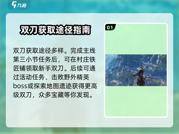 燕云十六声双刀攻略💡玩转双刀技巧，秒变大神！截图2