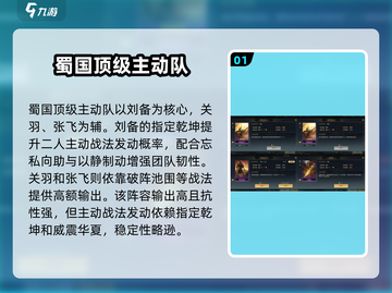 三国谋定天下🔥主动队最强阵容打法攻略来了！截图2