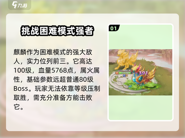 西普大陆手游🔥麒麟困难打法攻略✨截图2