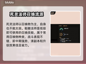 最后纪元🔥骷髅法师技能装备全解析！💀截图2