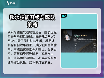 鸣潮🔥秋水培养超值攻略🌟新手必看！截图3