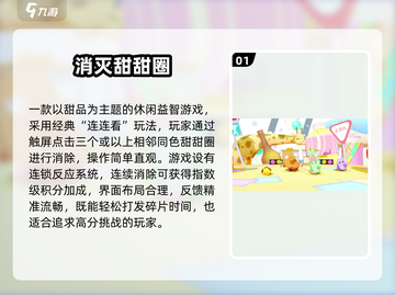 🍩爆款甜甜圈小游戏合集！2025高人气推荐🎮截图2