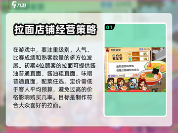 开罗拉面店🔥新手必看！前期开局攻略💎截图2