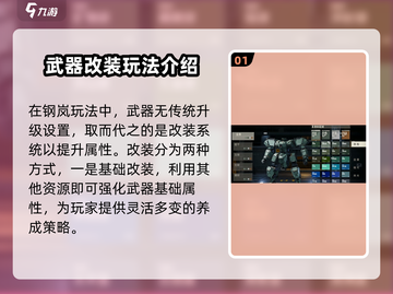 钢岚🎮武器升级秘籍🔥途径全解析！截图2
