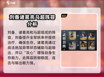三国谋定天下🔥马超武将搭配攻略来啦！截图4
