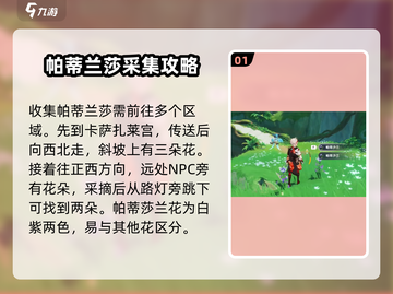 原神🔥帕蒂莎兰采集位置全攻略✨截图2