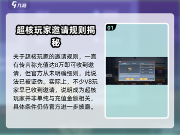 CF手游🔥超核玩家只需充值XX元！开启条件全攻略截图2