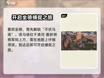 燕云十六声🔥马匹抓捕超全攻略🎉截图2