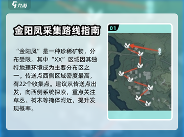 鸣潮⚡金阳凤采集路线大曝光！🔥快收藏截图2