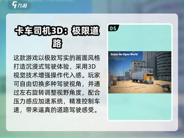 2024超🔥3D大卡车游戏推荐，好玩到停不下来！🎮截图6