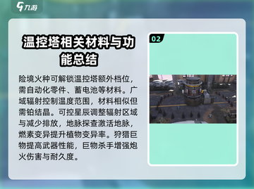 七日世界温控塔材料大揭秘🔥，玩家必看！截图3