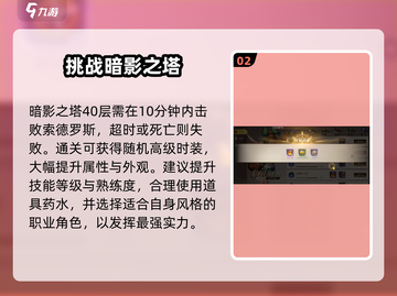🎮勇士与冒险暗影之塔40层通关秘籍！截图3
