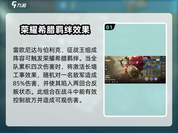 世界启元🔥雷欧尼达最强阵容搭配🎉截图2