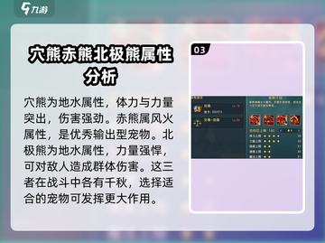 魔力宝贝复兴版🔥熊科宠物技能属性大曝光！🐾截图4