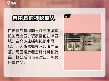 破碎之地🔥自由城神秘商人位置大揭秘！🎮截图2