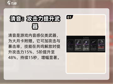 鸣潮🔥大月卡音感仪清音体验，游戏党必看！截图2