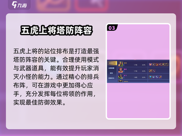 守塔不能停：五虎上将站位🔥排布指南/GameTên截图4