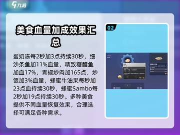 沙石镇时光📖回血美食大揭秘！玩家必知⚡截图3