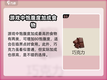 逆境重生：游戏中必备食品大揭秘🔥🎮截图4