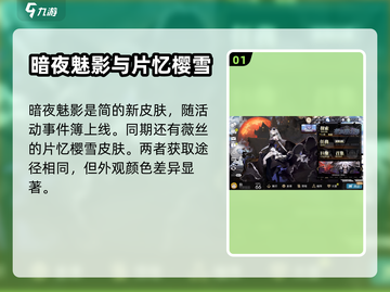 白夜极光🔥暗夜魅影时装外观大揭秘！✨截图2