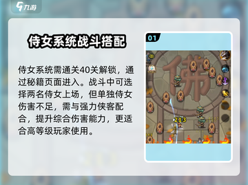 九伐中原🔥侍女系统开启方式大揭秘！💥截图2