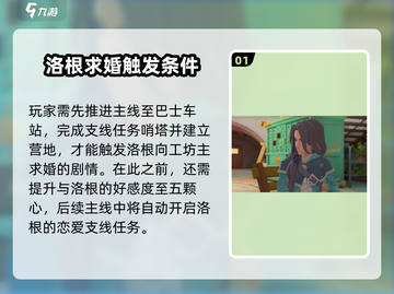 沙石镇时光🔥洛根求婚触发攻略来啦！💍截图2