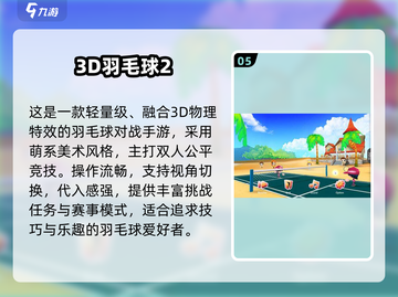 🔥2025免费羽毛球小游戏TOP榜来了！🏸✨截图6