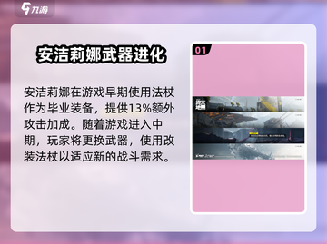 《明日方舟》安洁莉娜终末地武器玩法🔥选择攻略来啦！✨截图2