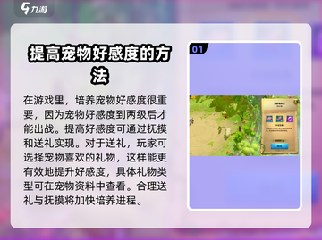 万龙觉醒🔥宠物好感度快速提升秘籍✨截图2