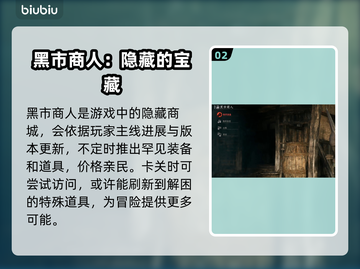 浪人崛起：黑市商人位置大曝光🔥快来看！截图3