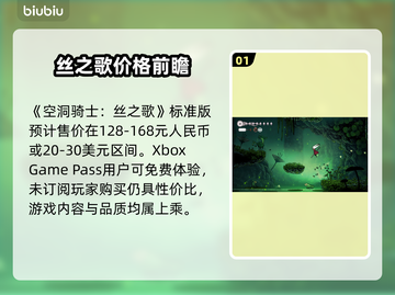 🎮空洞骑士丝之歌价格大曝光！截图2