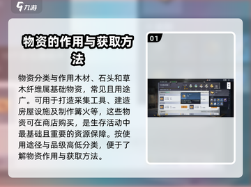 黎明觉醒⚡物资系统全解析！生存必备🔥截图2