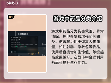 三角洲行动药品种类大揭秘💥游戏党必看！截图2