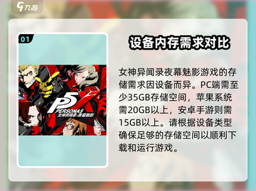 💥女神异闻录夜幕魅影游戏体积曝光！仅需XXGB⚡截图2