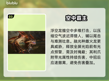 🔥怪物猎人：龙类全解析🐉截图4