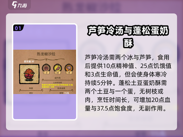 饥荒联机版🔥大厨特色菜做法全攻略🎮截图2