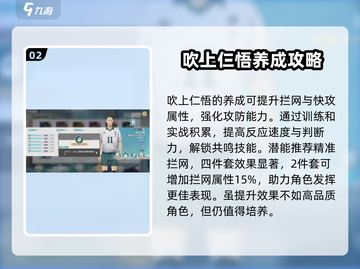 排球少年手游🔥吹上仁悟球员效果全面分析来啦！截图3