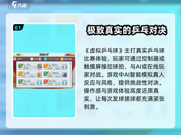 虚拟乒乓球💥中文版玩法超有趣，快来一起玩！截图2